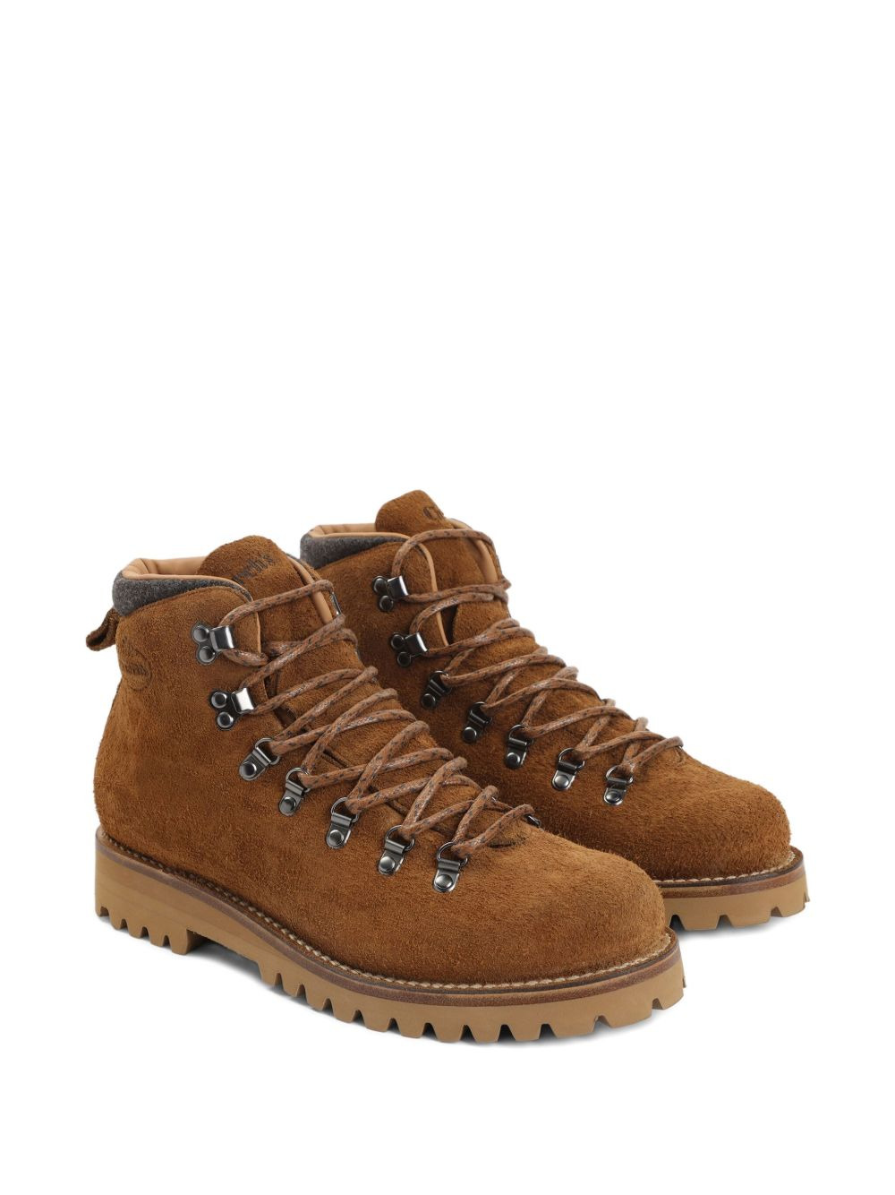 lace-up lug-sole boots - 2