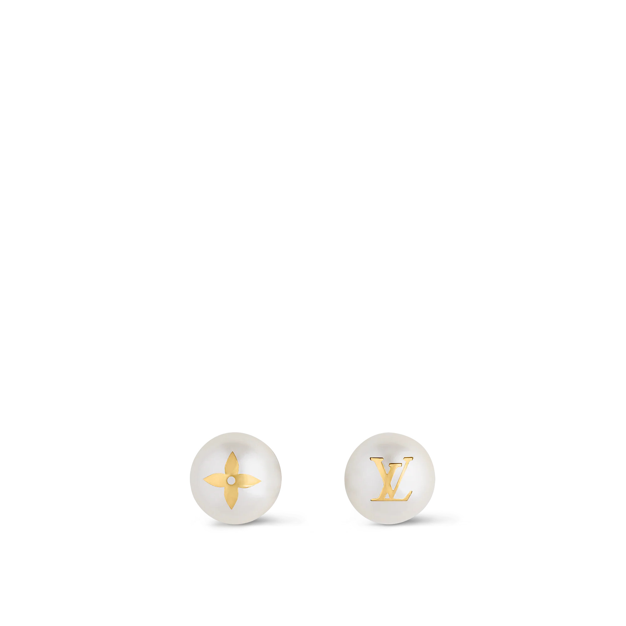 Louis Vuitton outlet asymmetrical stud earrings