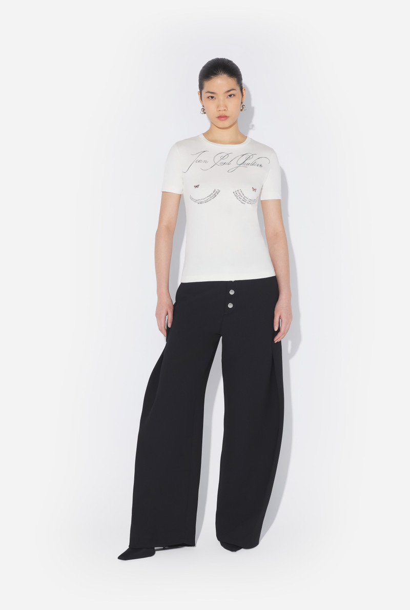 Jean Paul Gaultier THE WHITE “TATTOO POEM” T-SHIRT outlook