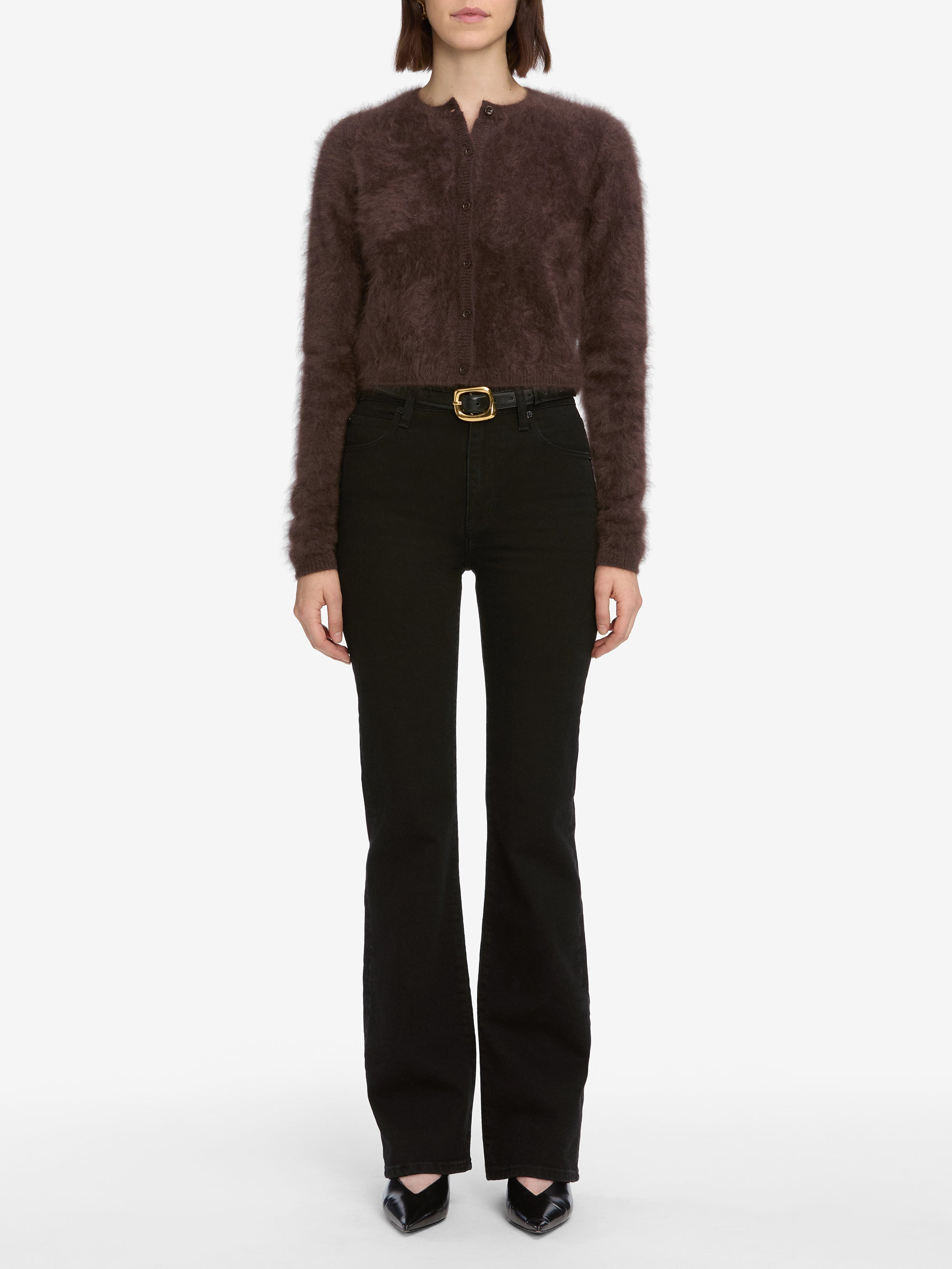 The Teddy Cardi in Coffee - 2