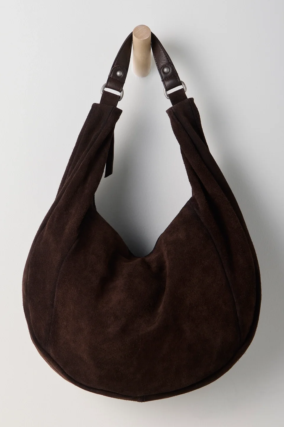 Half Moon Suede Bag - 1