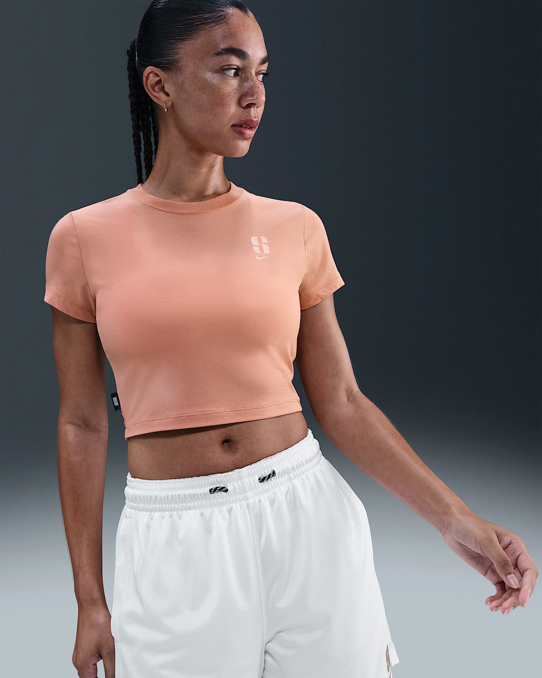 Sabrina Women's Short-Sleeve Cropped T-Shirt - 1