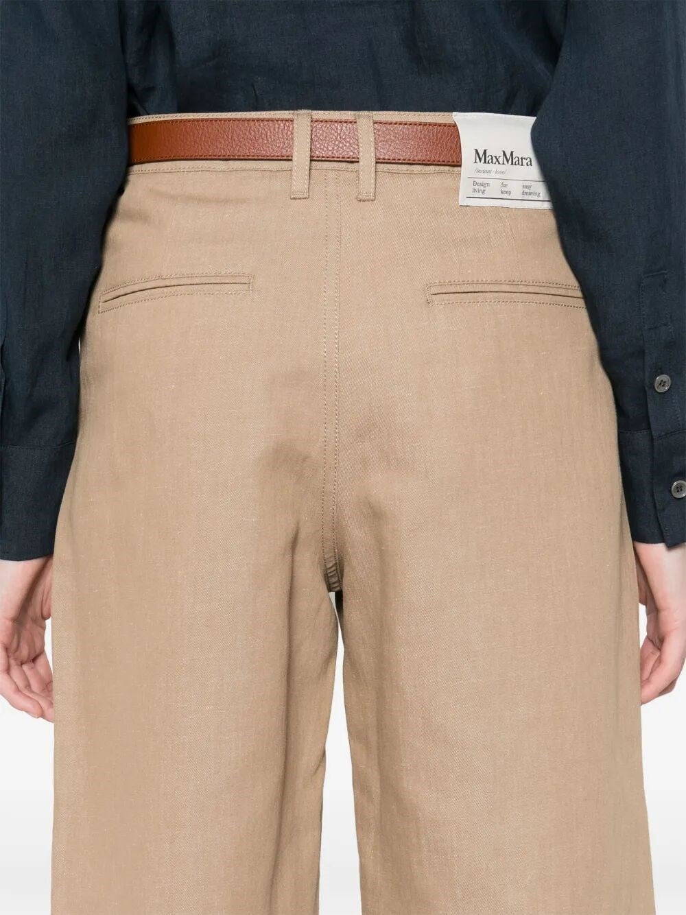 MAX MARA｜SHORTS (ERIC (19141013 002 / 19141013600 002)) S MAX MARA | Eric Cotton Linen Shorts | Antonioli.eu