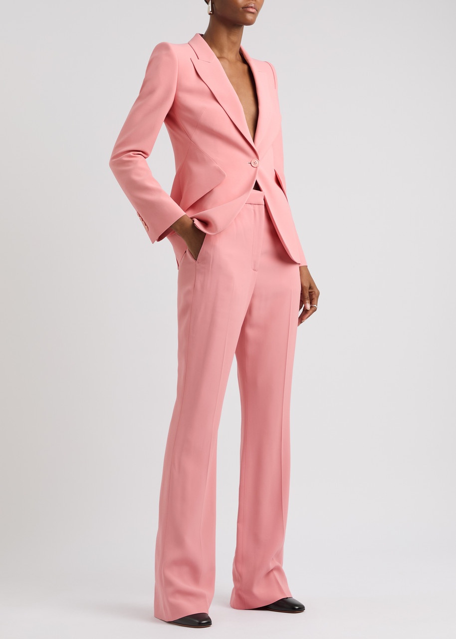 Alexander Mcqueen Bootcut Crepe Trousers - 4