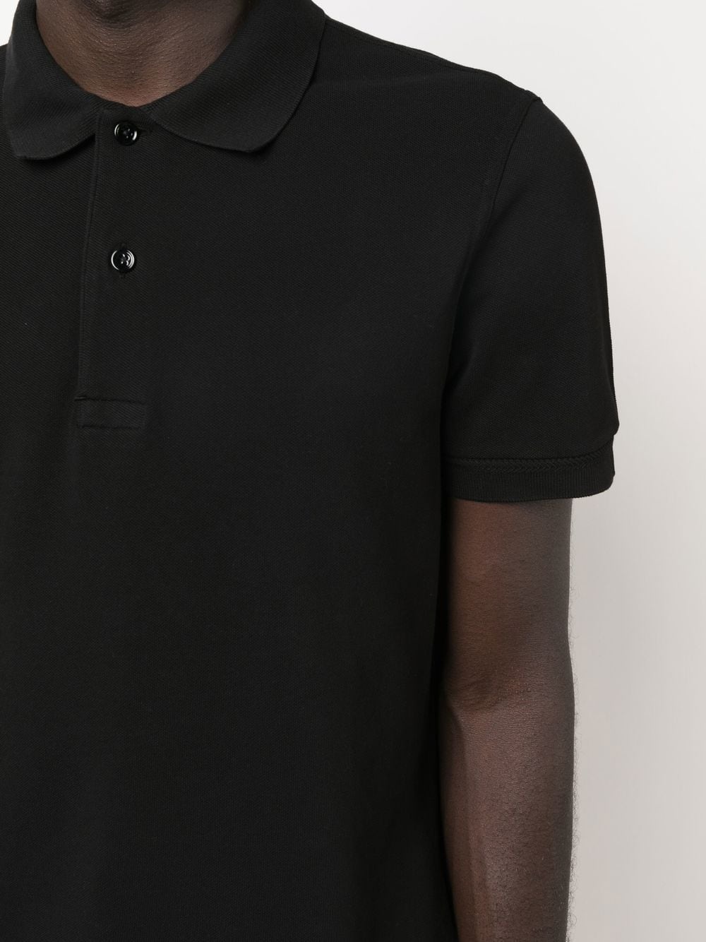 short-sleeve cotton polo shirt - 5