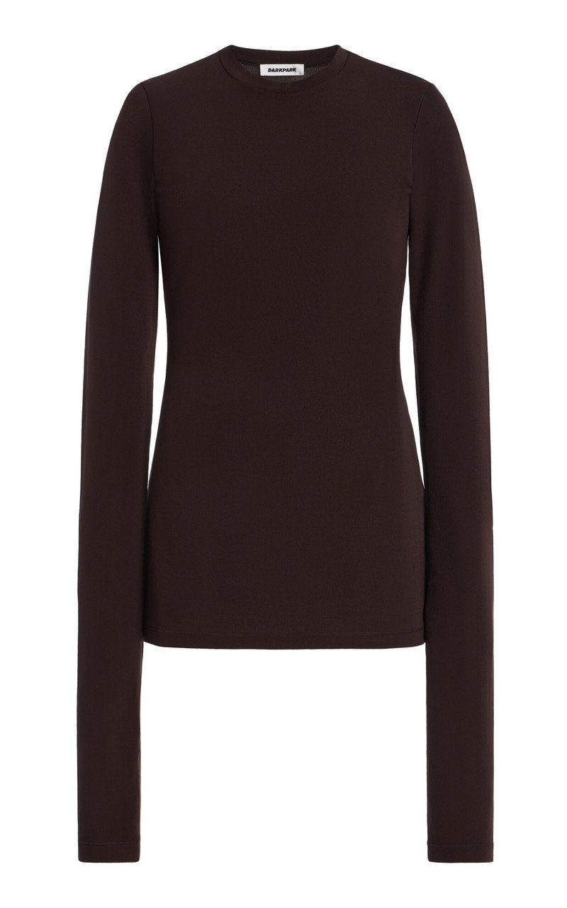 Camren Jersey Top brown 1