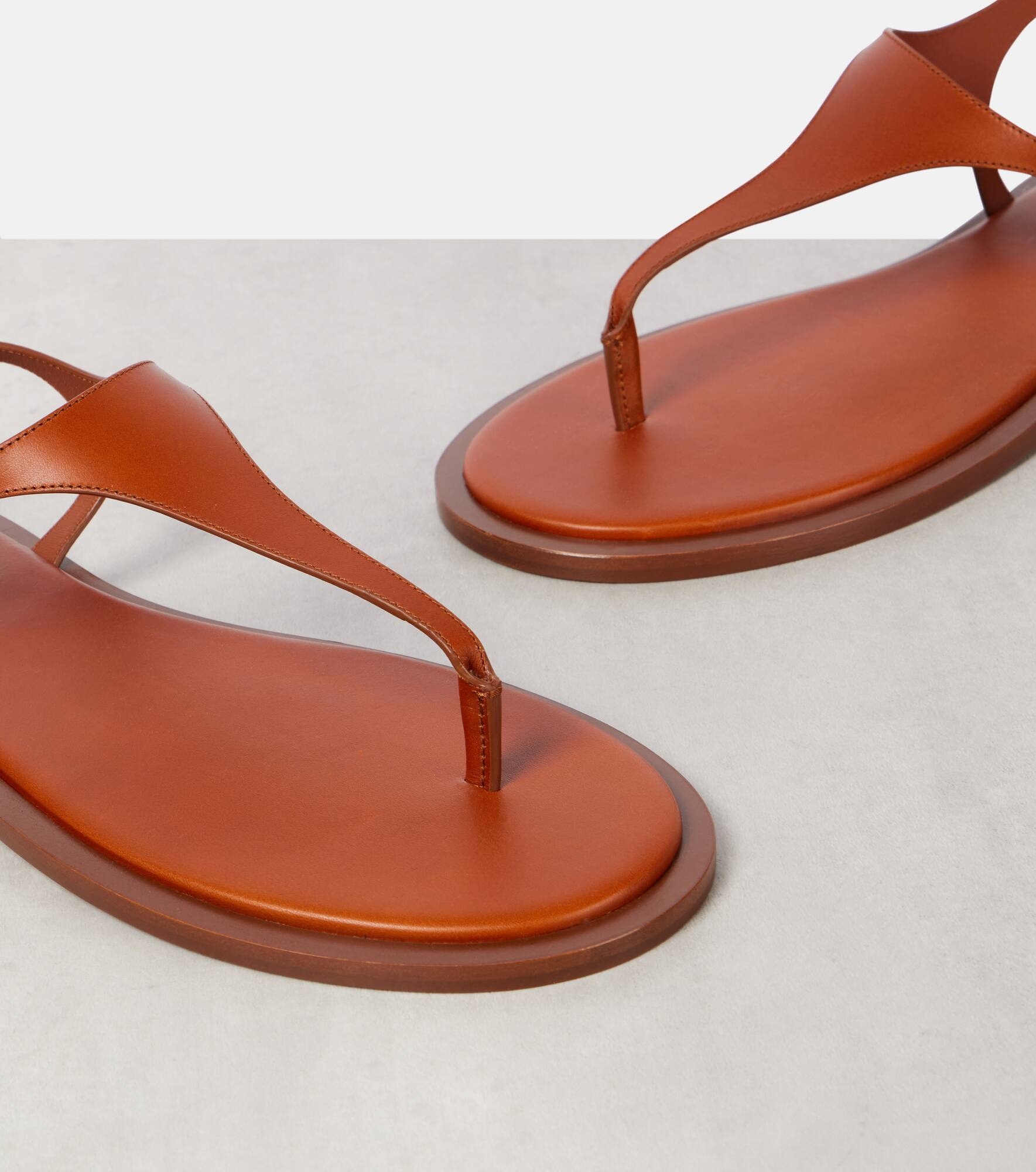 Wild leather thong sandals - 5