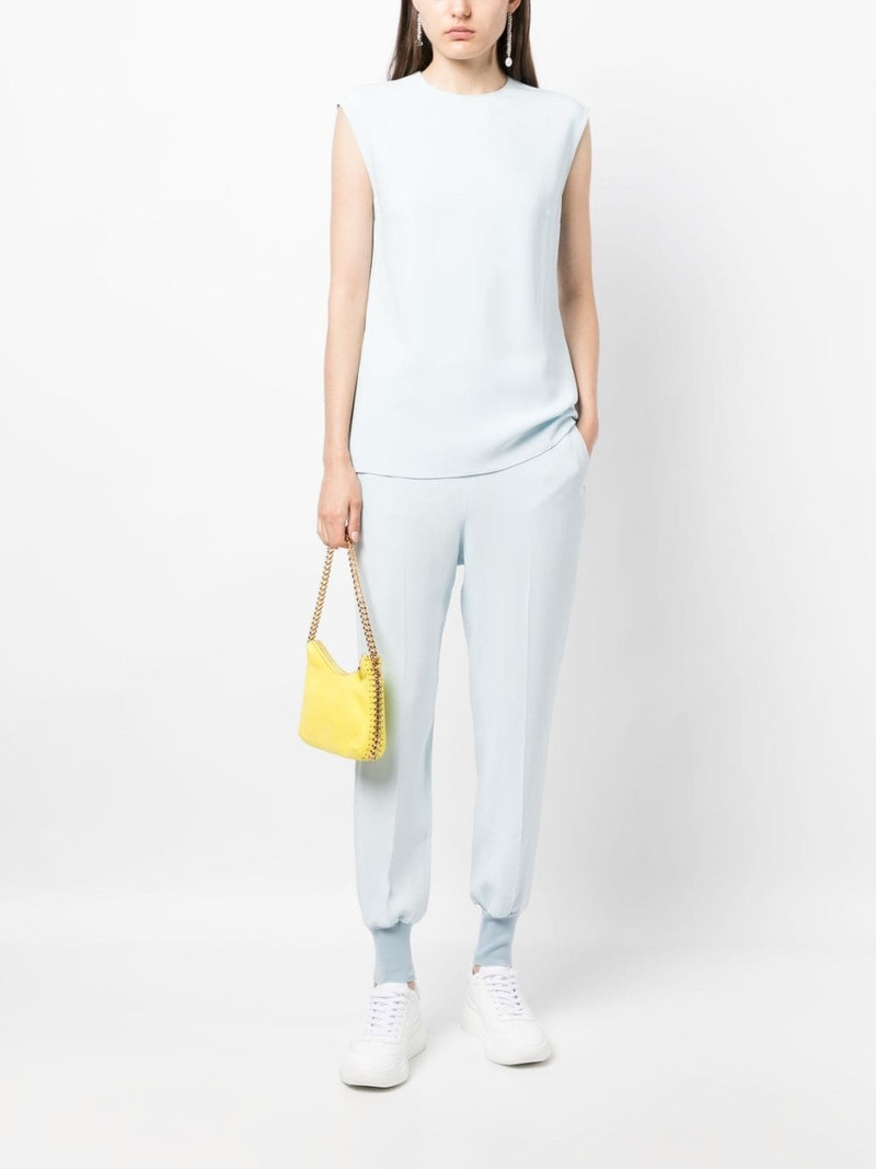 Stella McCartney Cady cap-sleeved blouse outlook