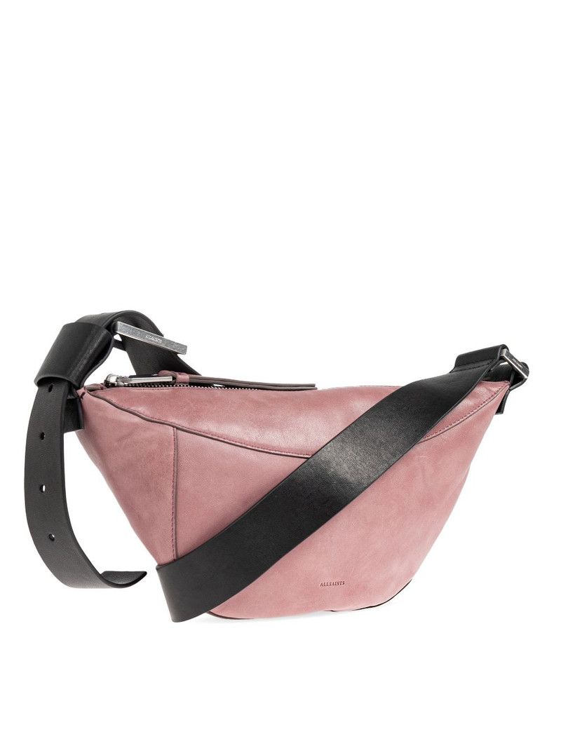Luna zip lambskin shoulder bag 4