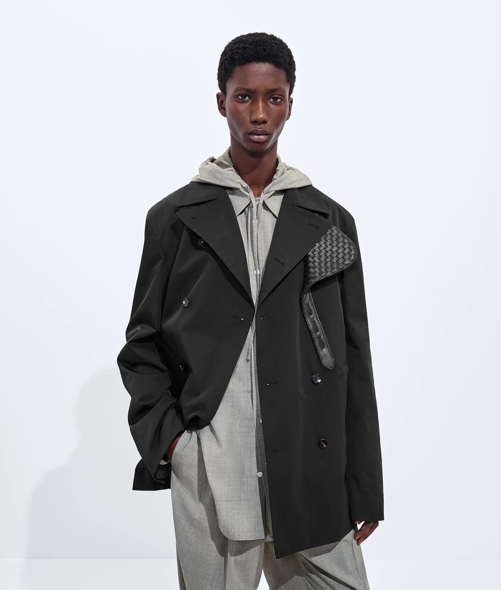 Nylon And Cotton Coat - 1