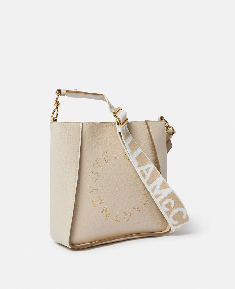Logo Studded Grainy Alter Mat Shoulder Bag 3