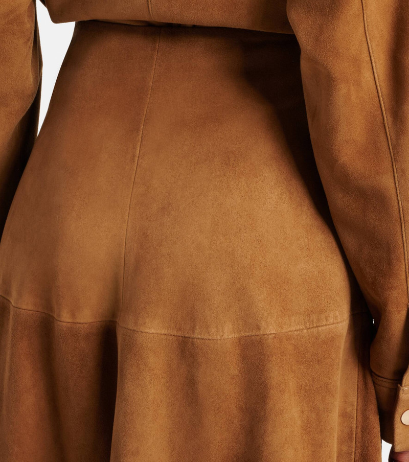 Opera suede maxi skirt 6