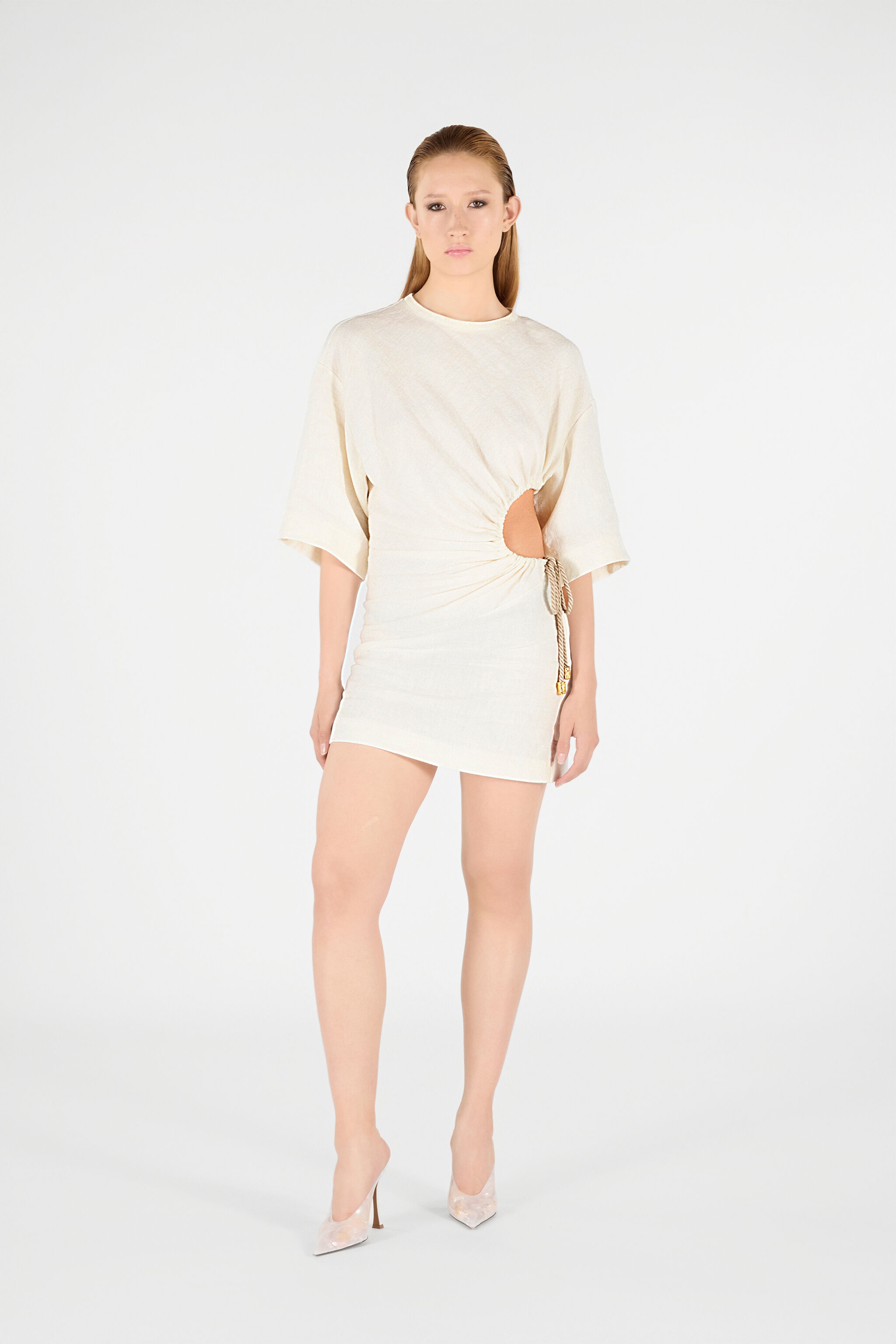 Wall Print Short Dress - 2