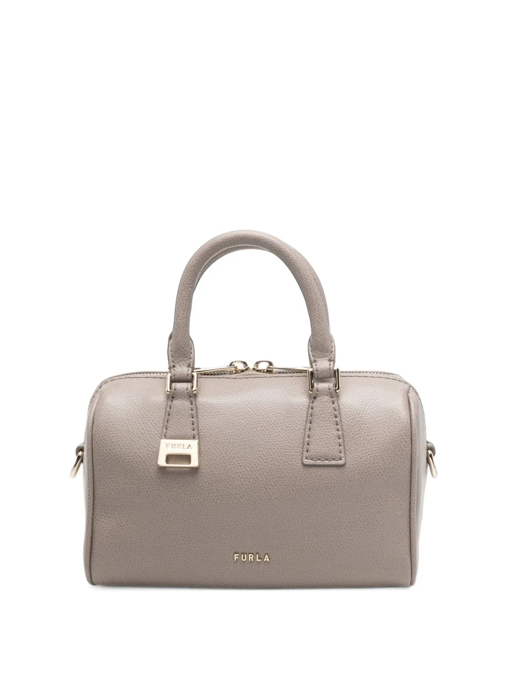 mini Olivia Boston leather tote bag - 1
