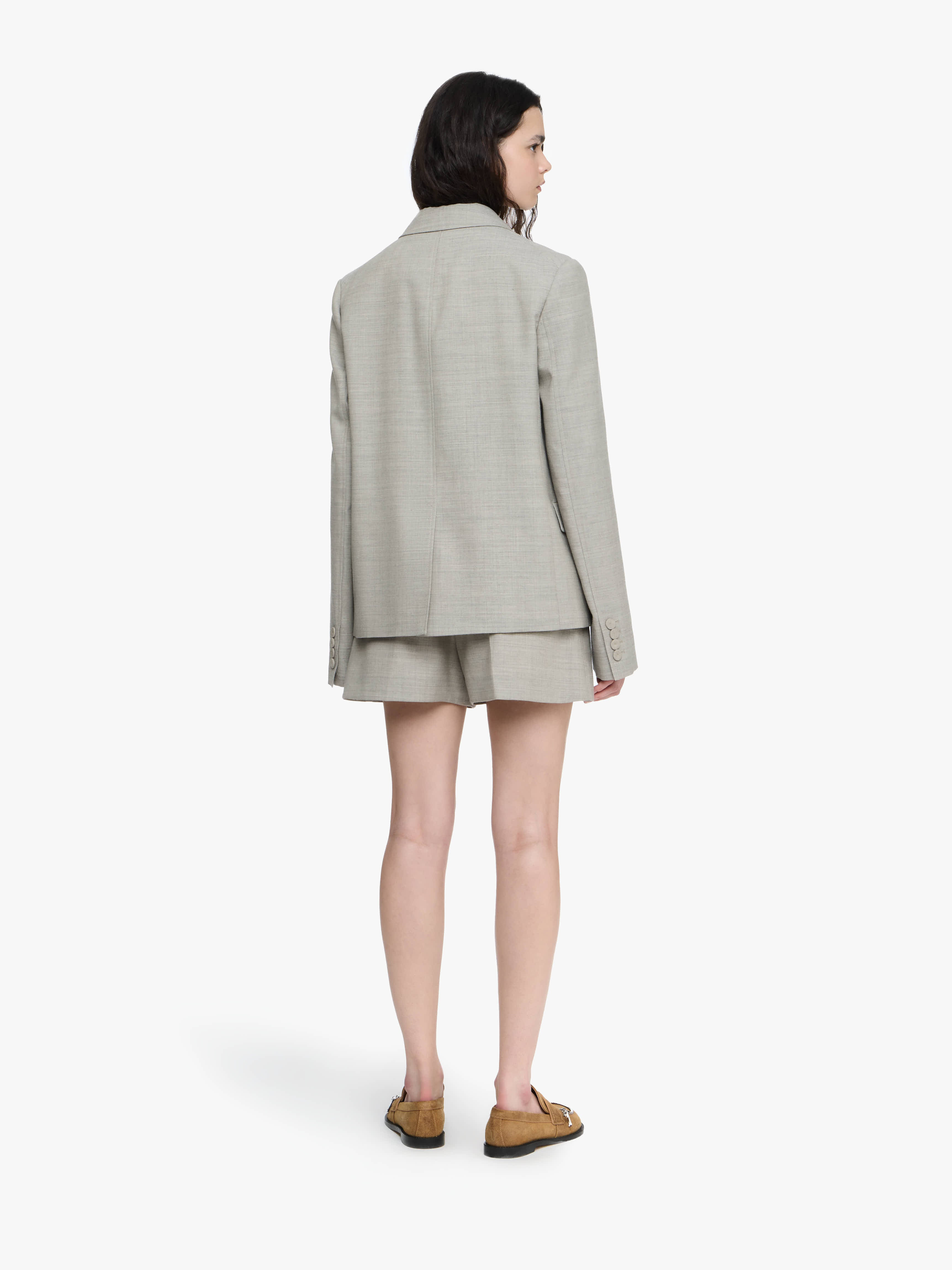 DOUBLE BREASTED TAILORED JACKET - 3