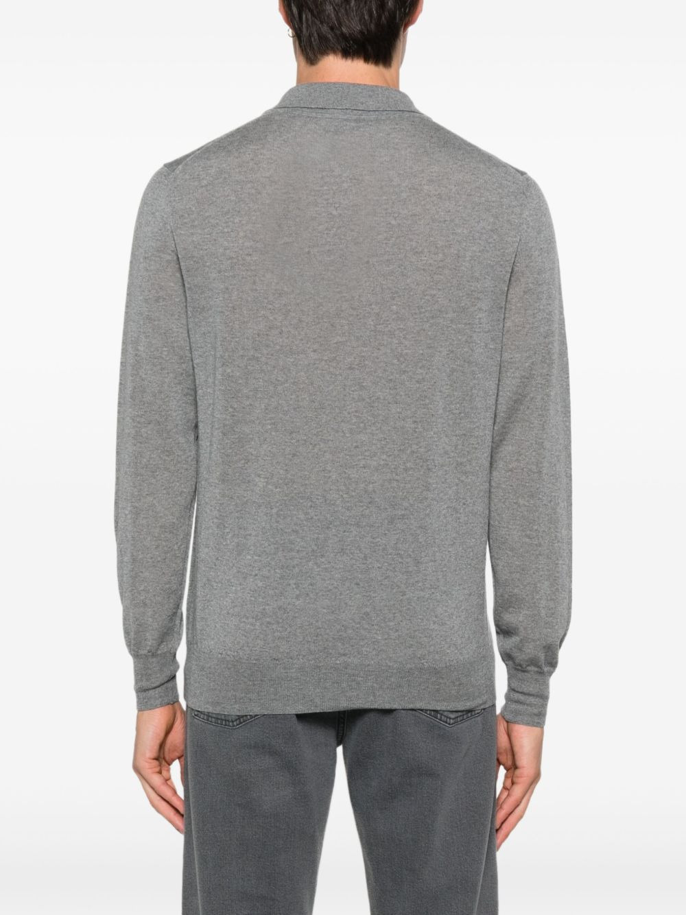 long-sleeve polo shirt - 4