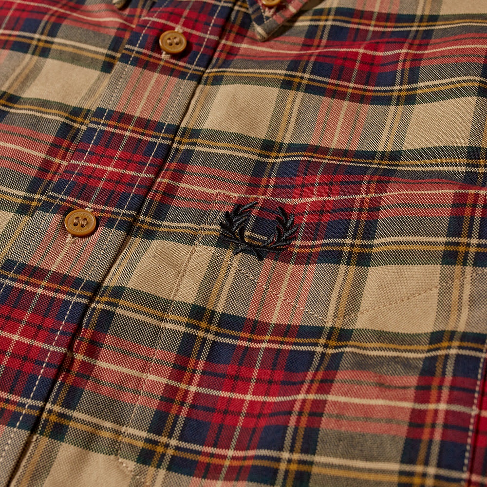 Fred Perry Tonal Tartan Shirt - 2