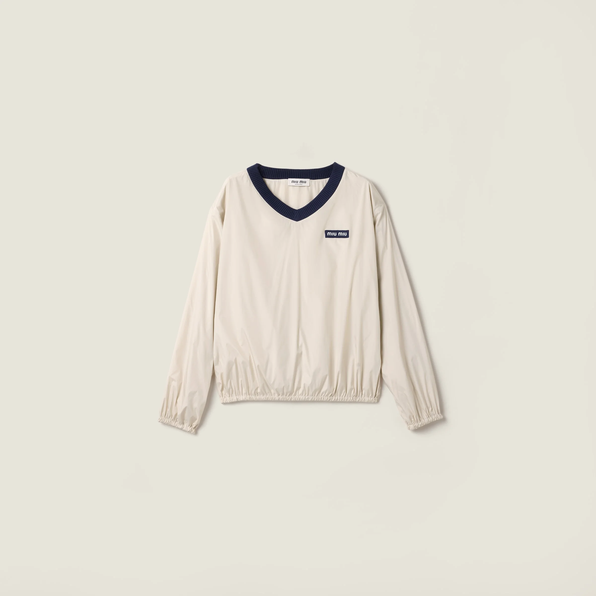 Technical pongé sweatshirt - 1