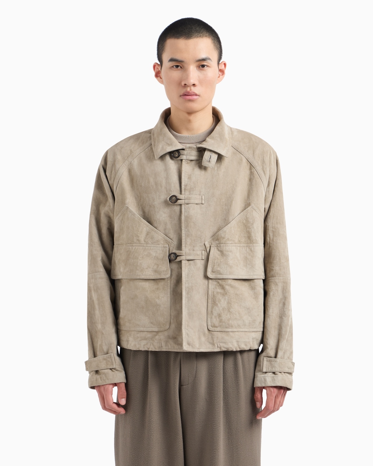BLOUSON IN SUEDE LAMBSKIN - 4