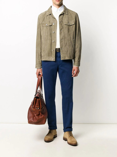 Brunello Cucinelli single-breasted fitted jacket outlook