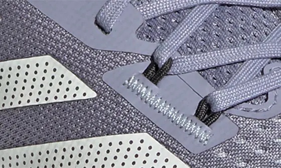 Adizero SL Running Shoe in Violet/Metallic/Silver - 4