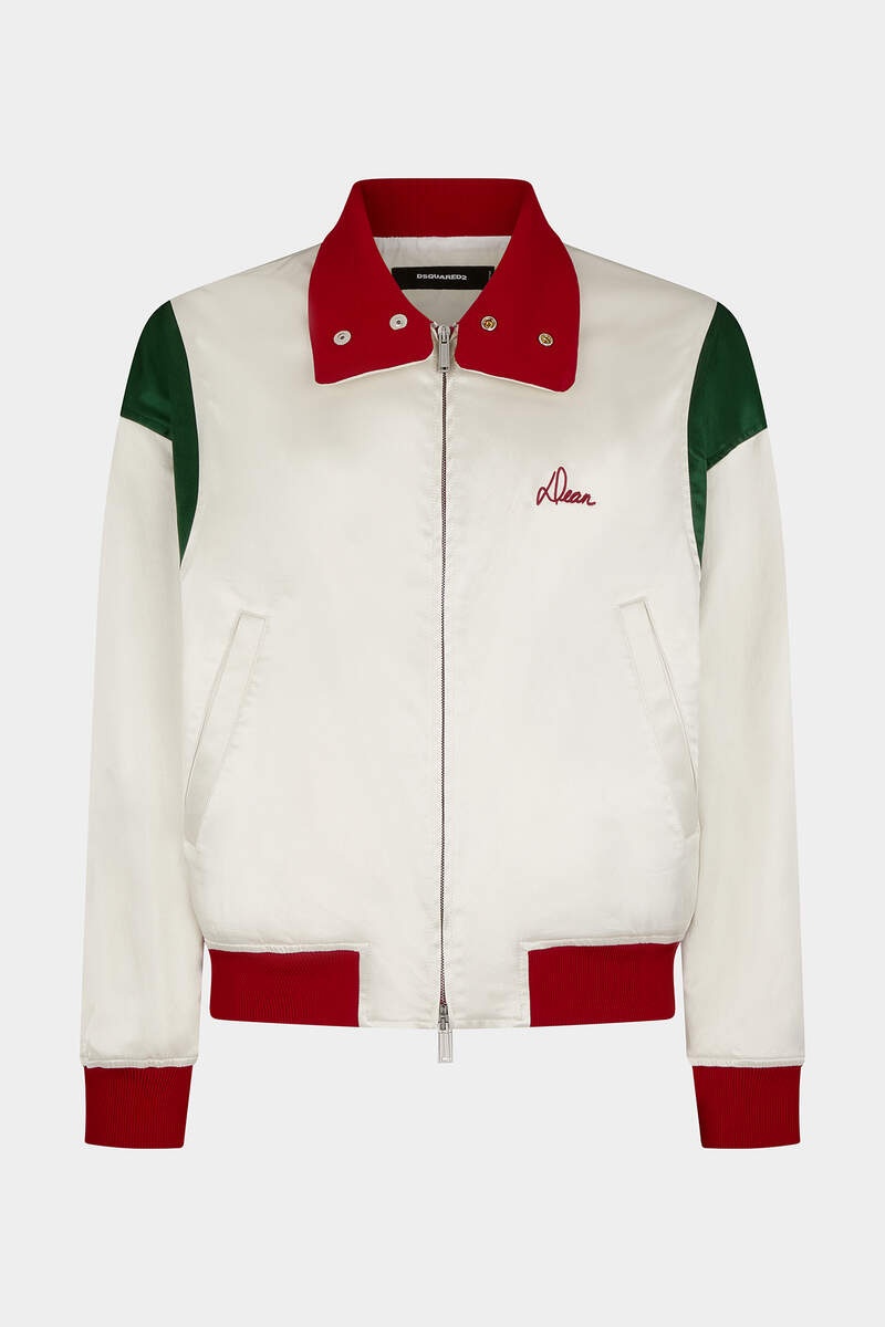 BOWLING SATIN BOMBER - 1