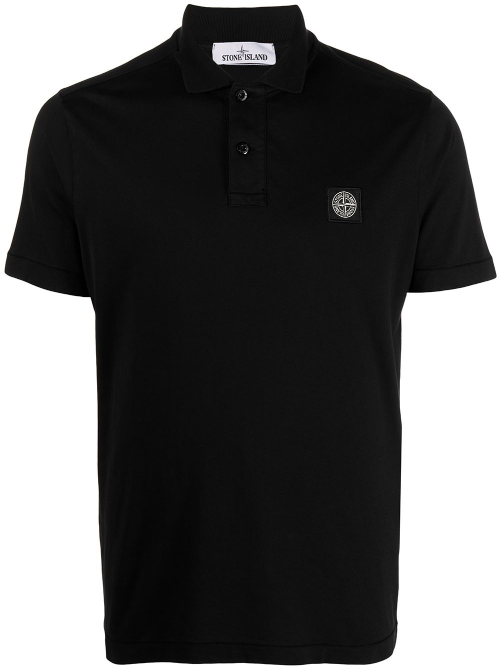 logo embroidered polo shirt - 1