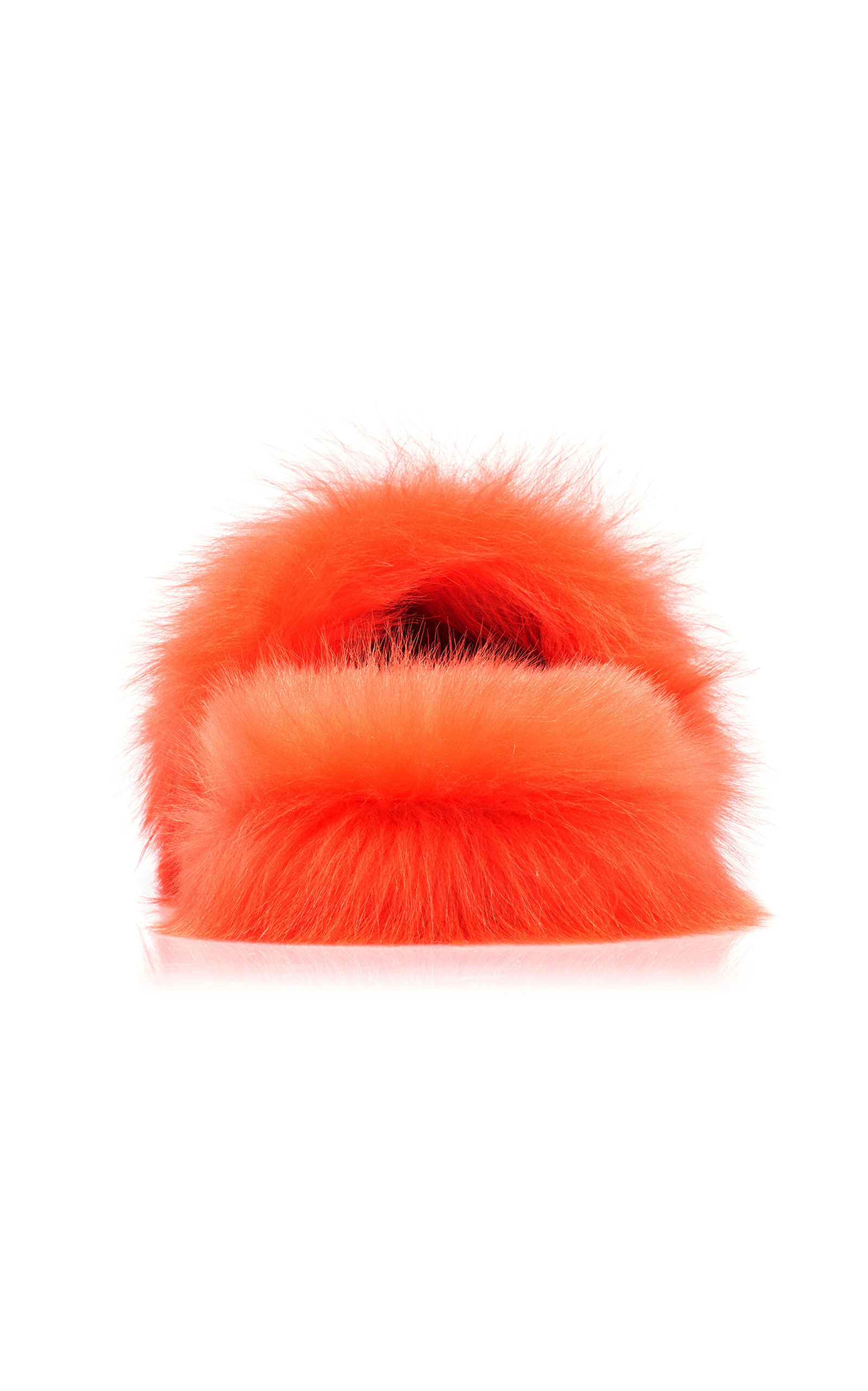 Resort Shearling Slides orange - 4