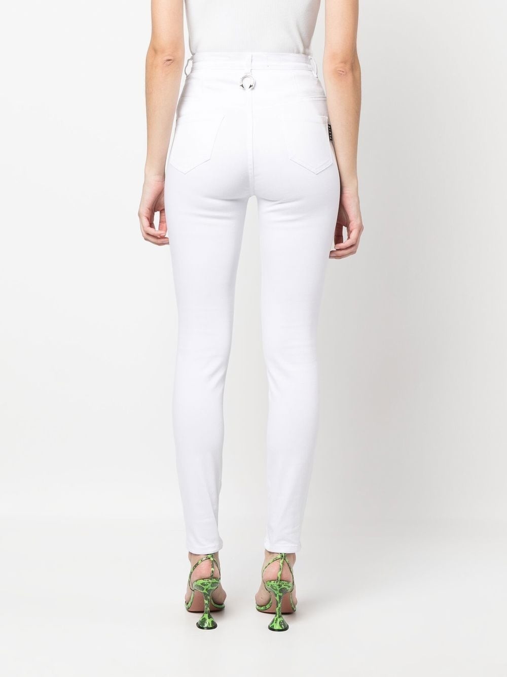 high-rise skinny-cut jeans - 4