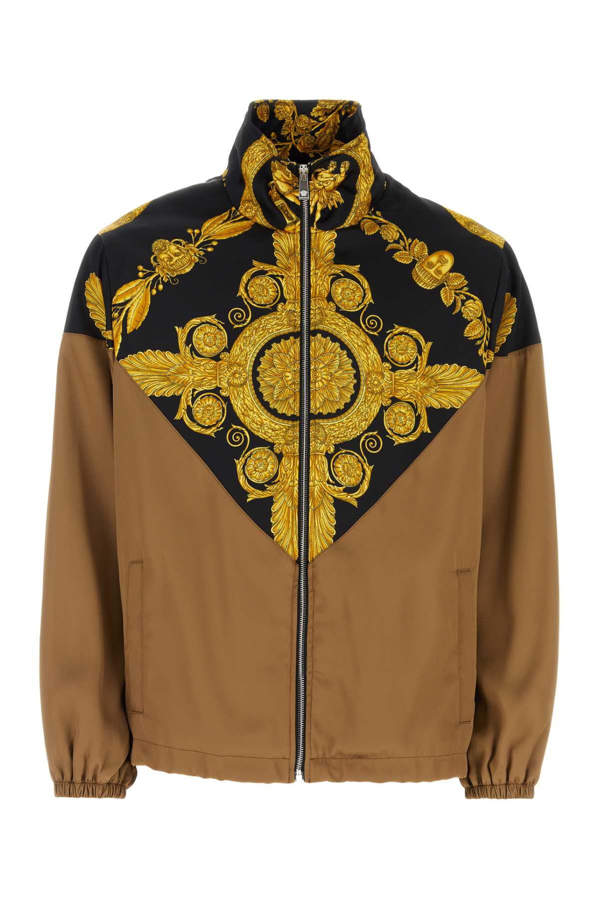 Versace Men Mud Viscose Jacket - 1