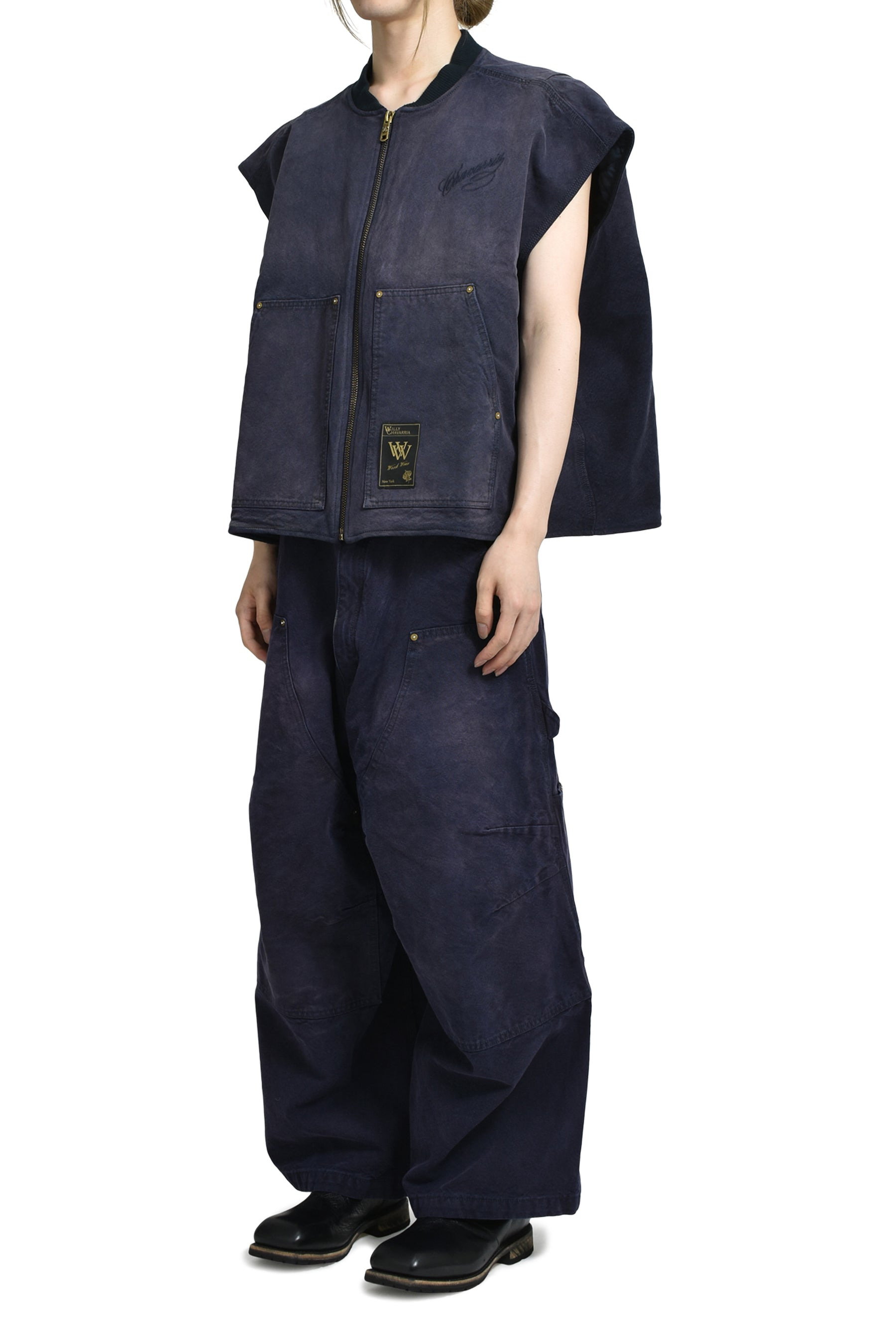 STOCKTON DOUBLE KNEE PANT / PEACOAT - 4