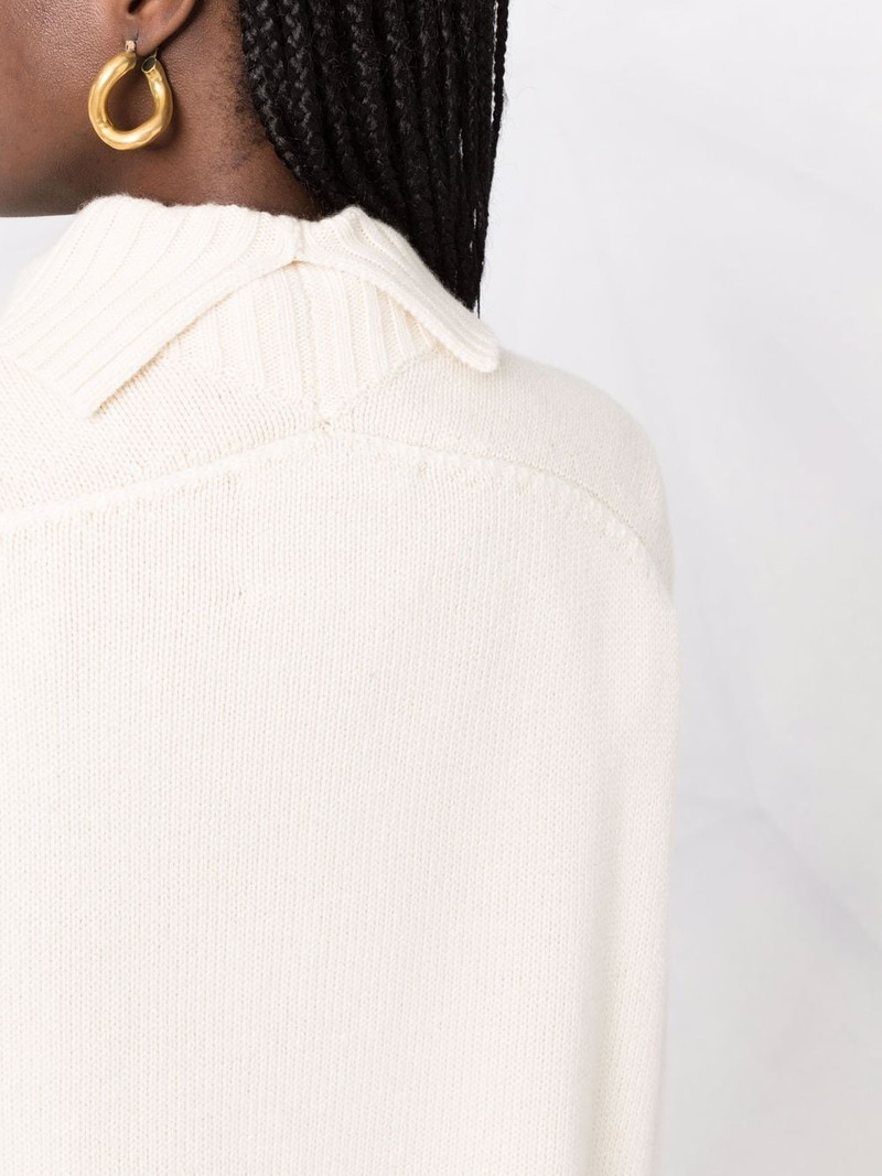 roll neck knitted jumper 3