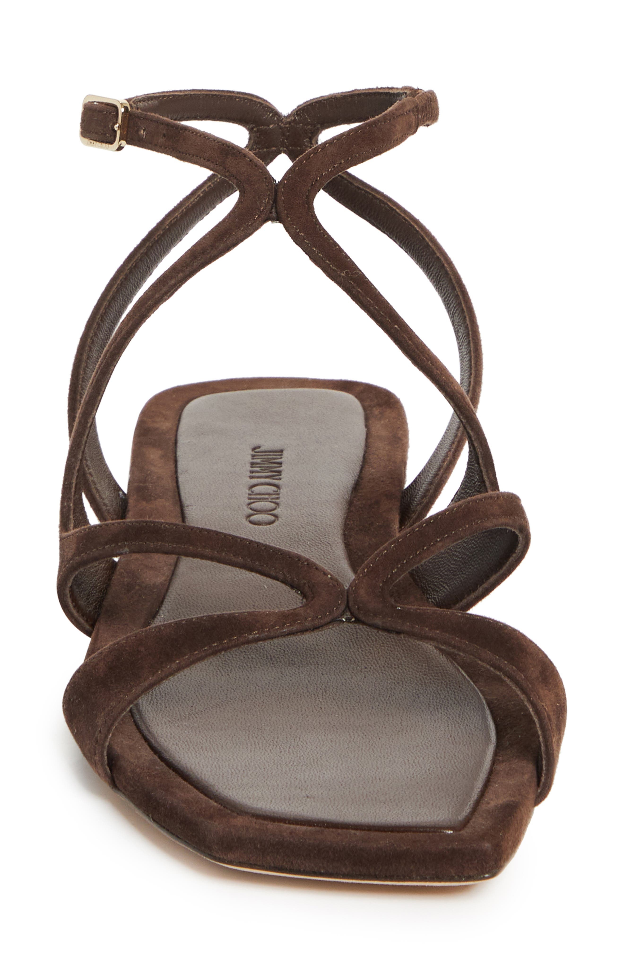 Jimmy Choo Ayla Sandal in Chocolate at Nordstrom - 4
