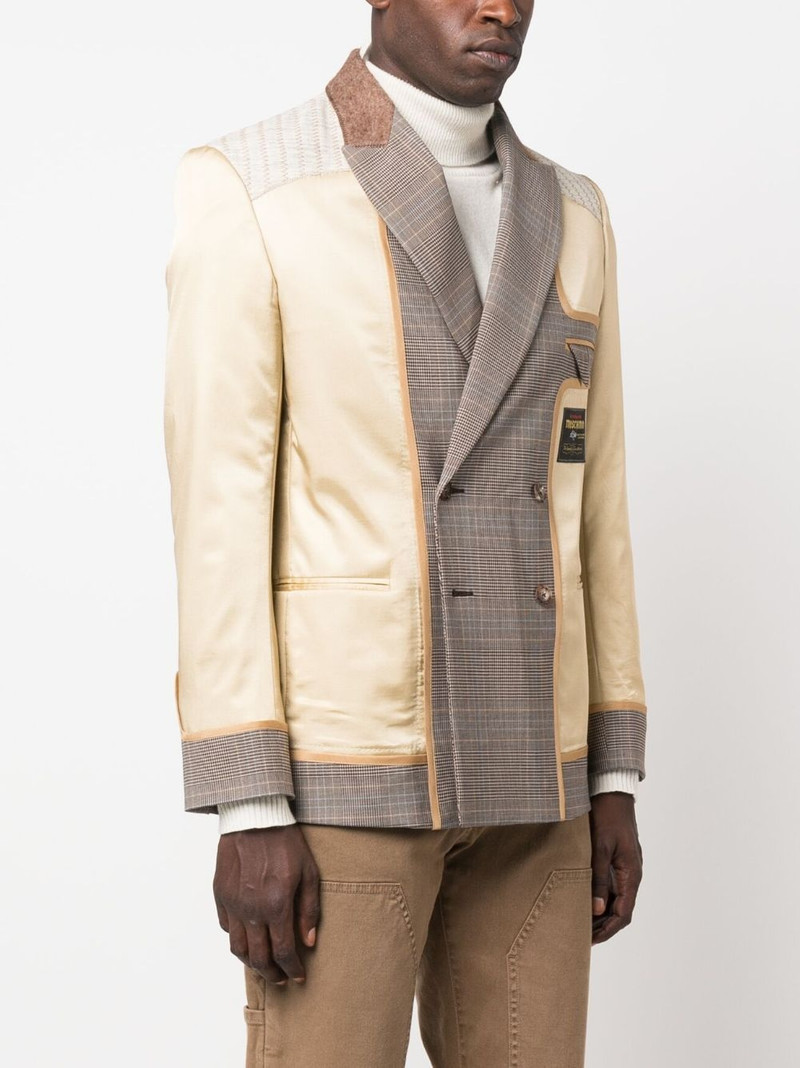 panelled double-breasted blazer 3