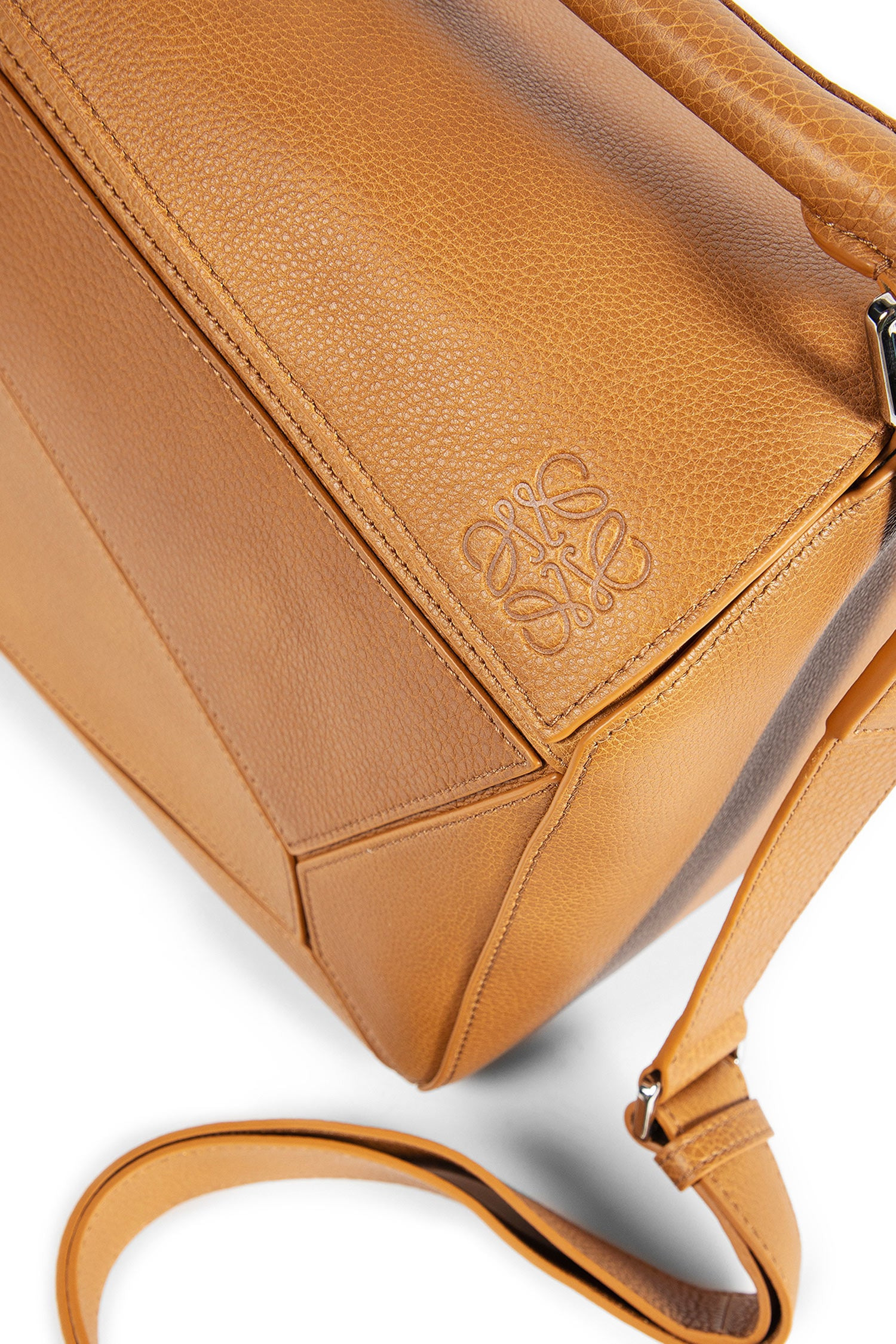 Large Puzzle Bag In Supple Grained Calfskin - 6