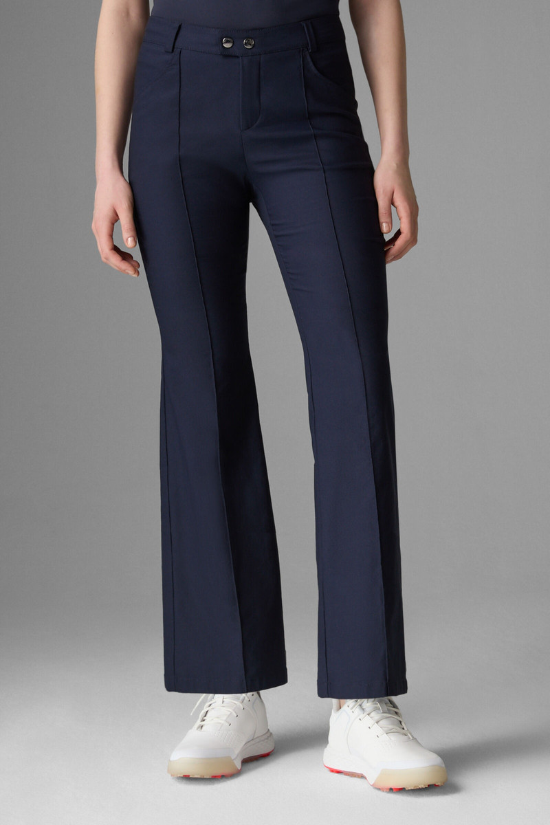 Sevina Stretch pants in Navy blue 2