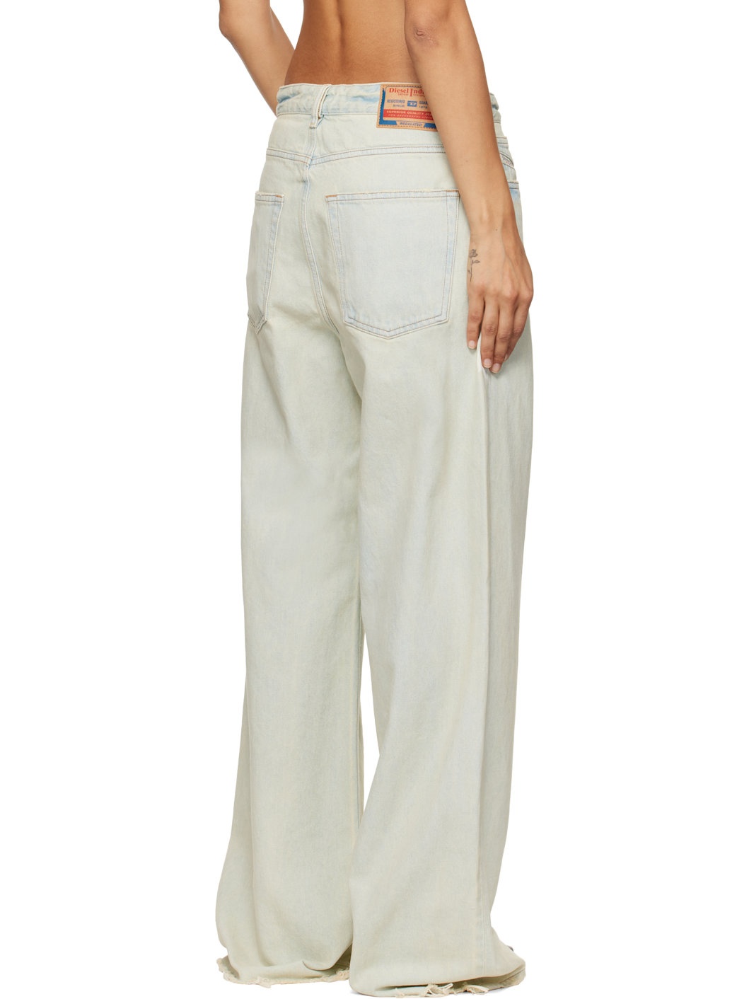Blue Straight 1996 D-Sire 09j81 Jeans - 3