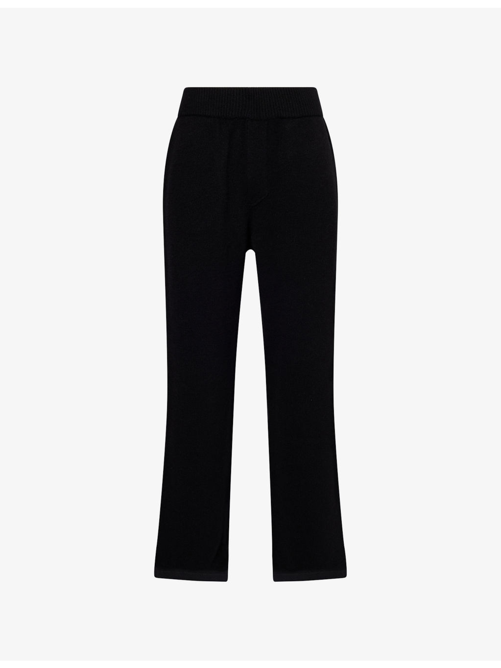 Brushed Wide-Leg Cashmere Trousers - 1