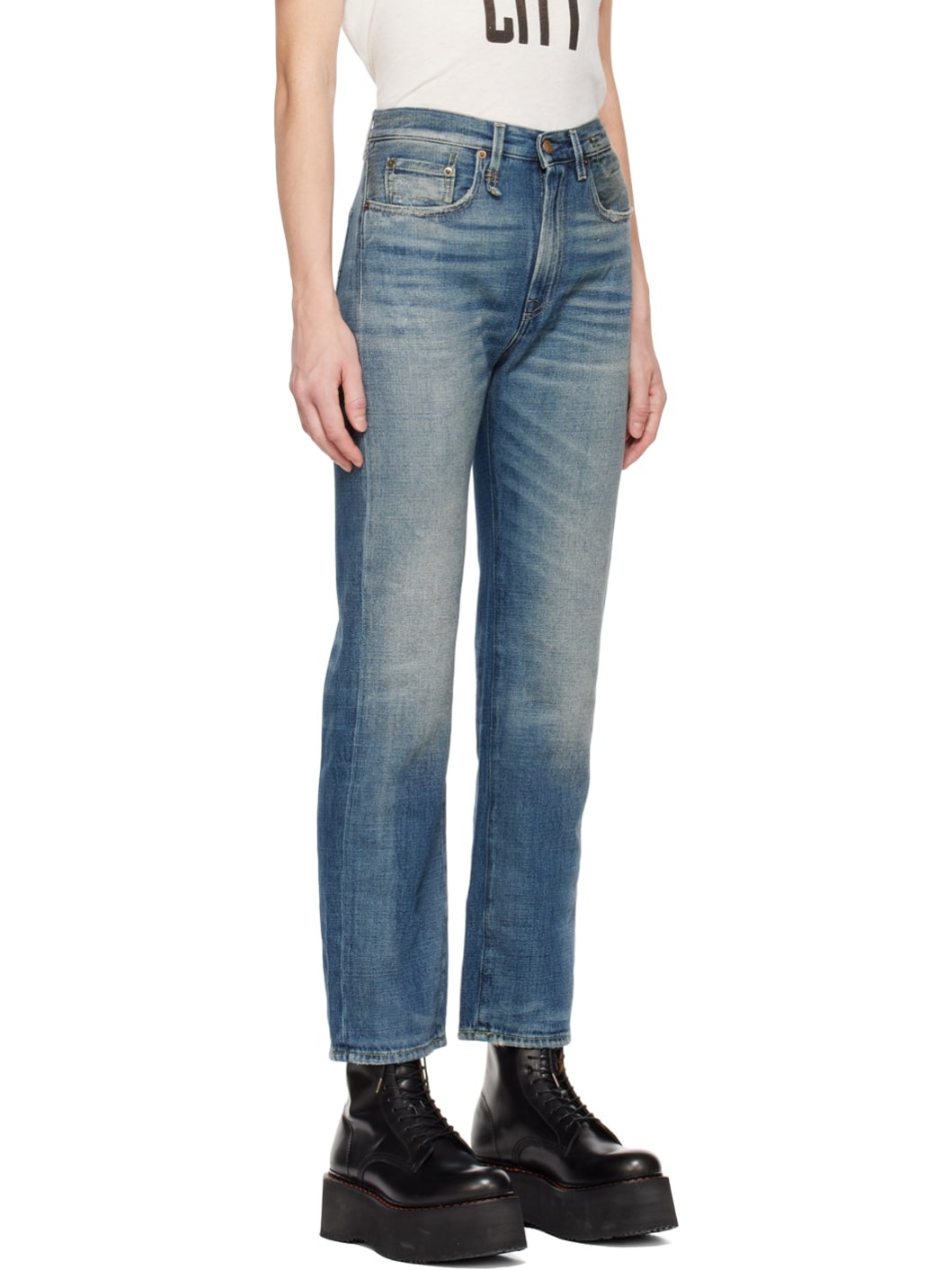 Blue Courtney Slim Jeans - 2