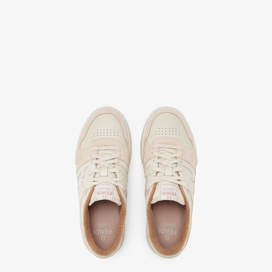 Low-tops in pink suede - 4