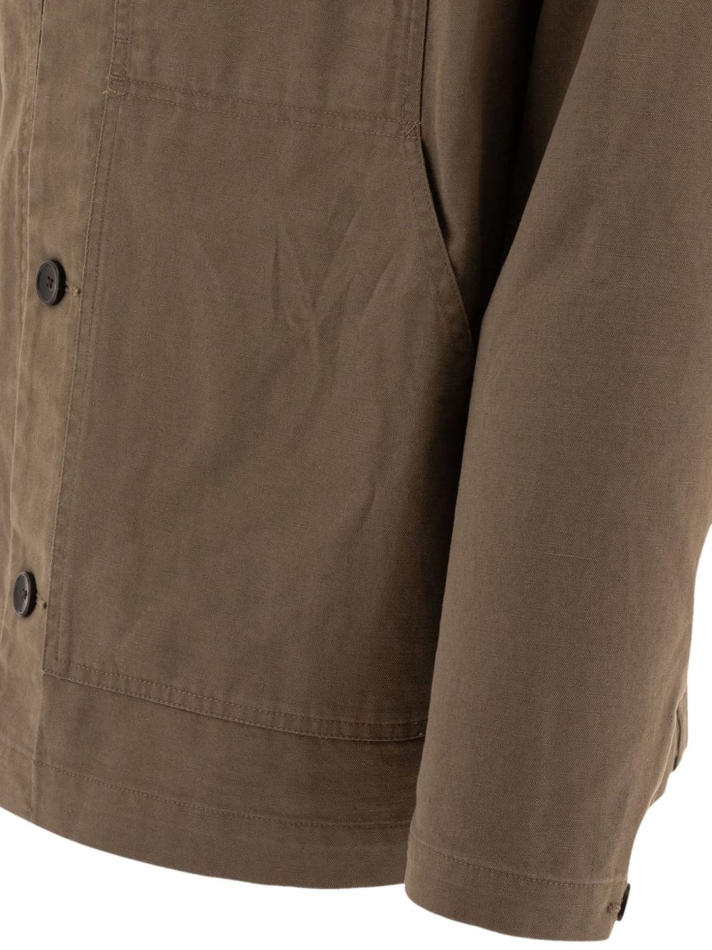 button-front patch-pocket jacket - 4