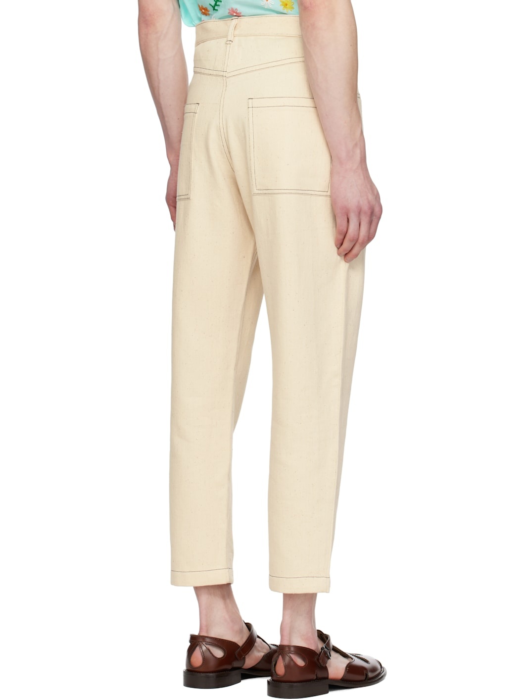 Off-White Double Stitch Trousers - 3