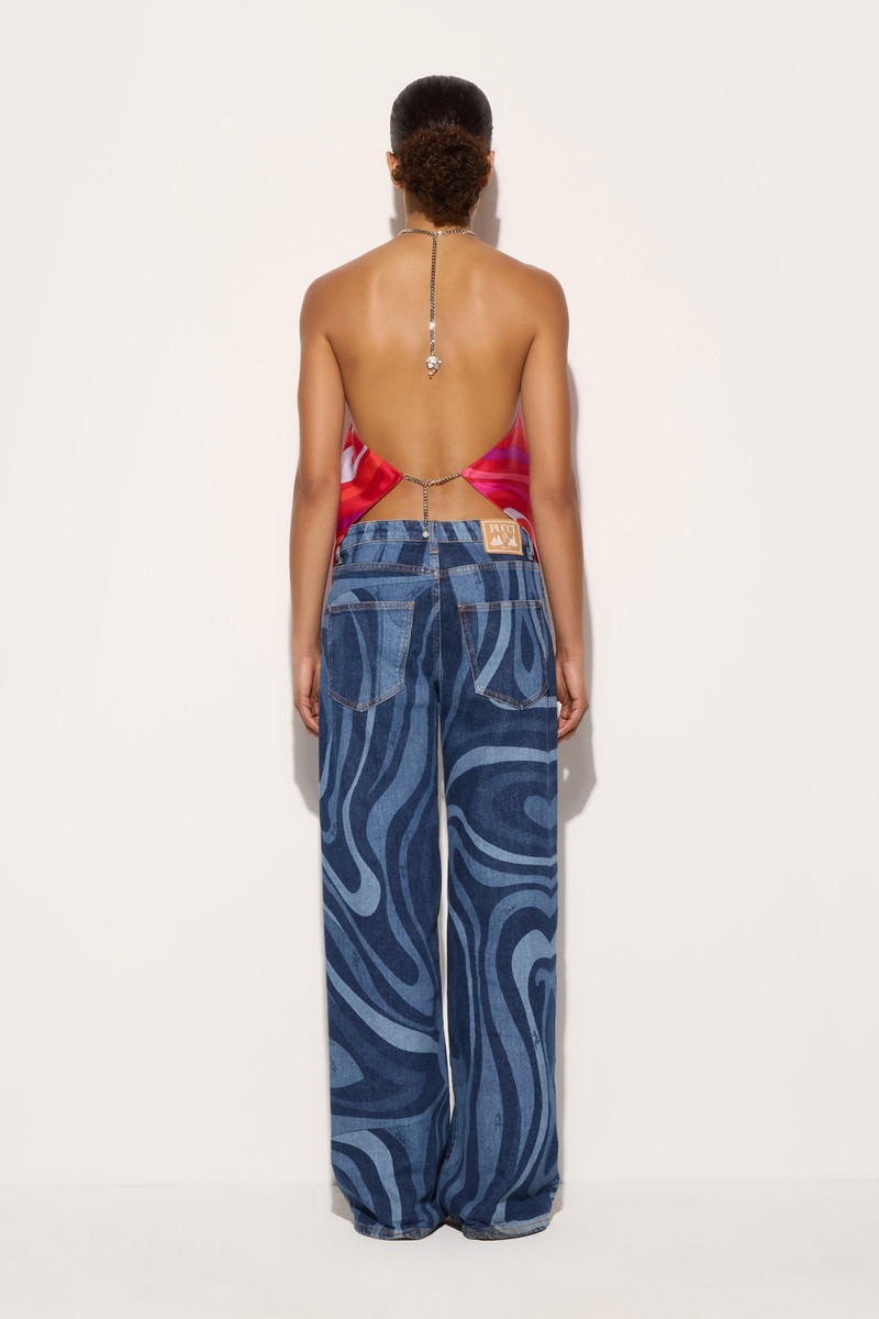 MARMO PRINT SILK TOP 4