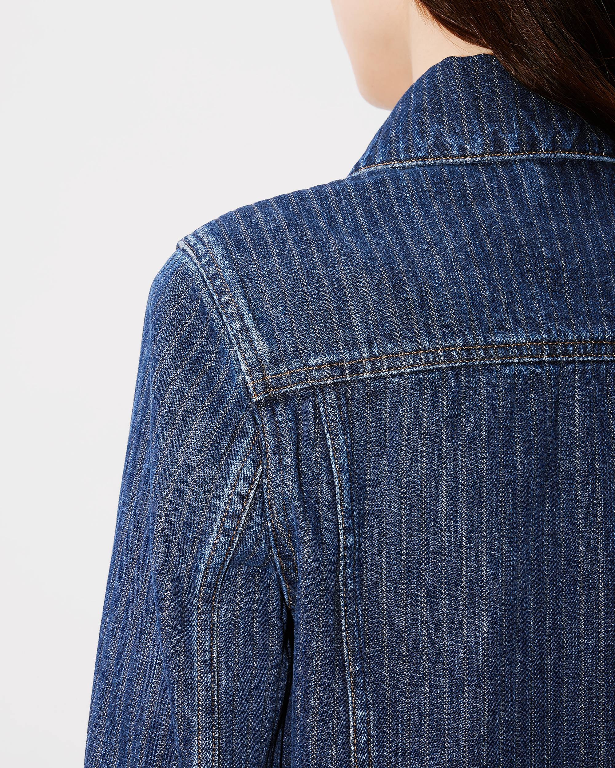 Trucker jacket in japanese denim - 8