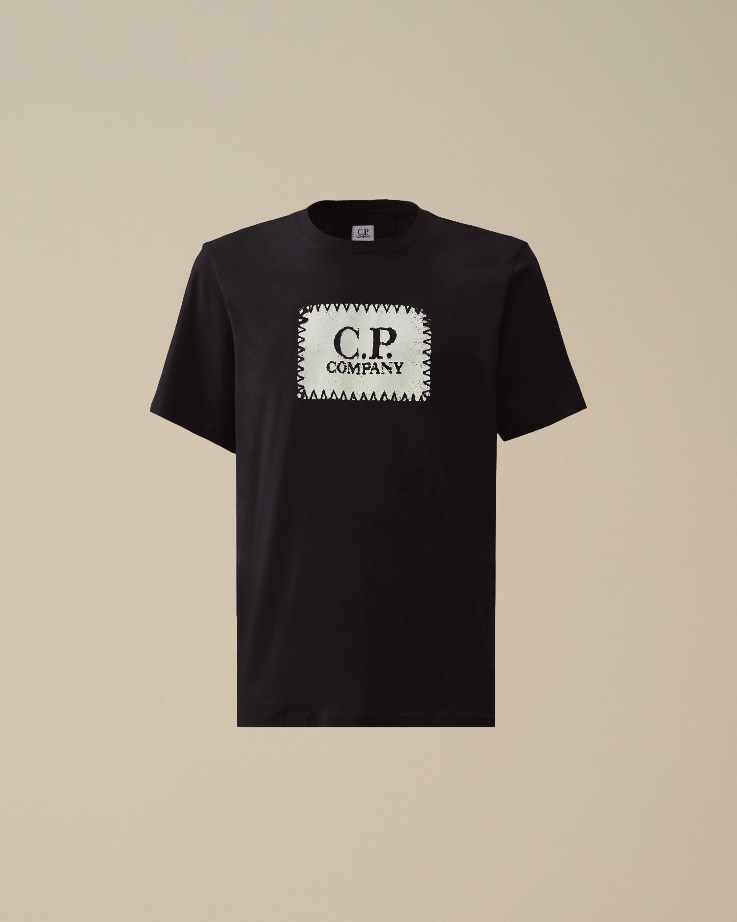 C.P. Company 30/1 Jersey Logo Label T-Shirt | REVERSIBLE