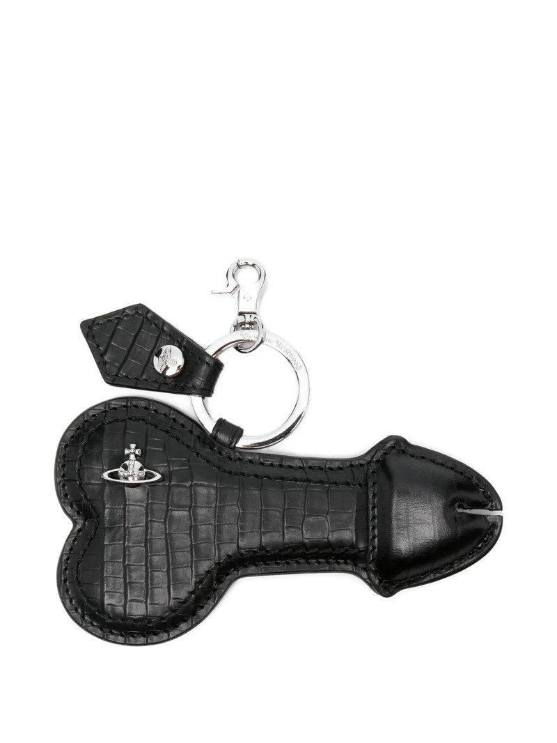 Bell End leather keyring 1