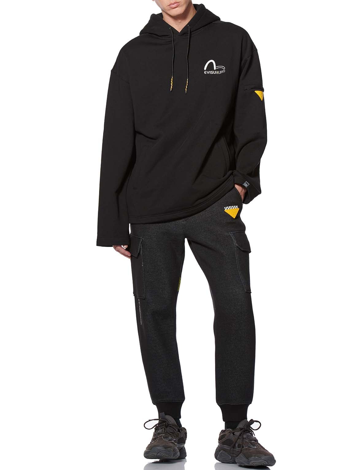 Ribbed Back Hem Hoodie - 6