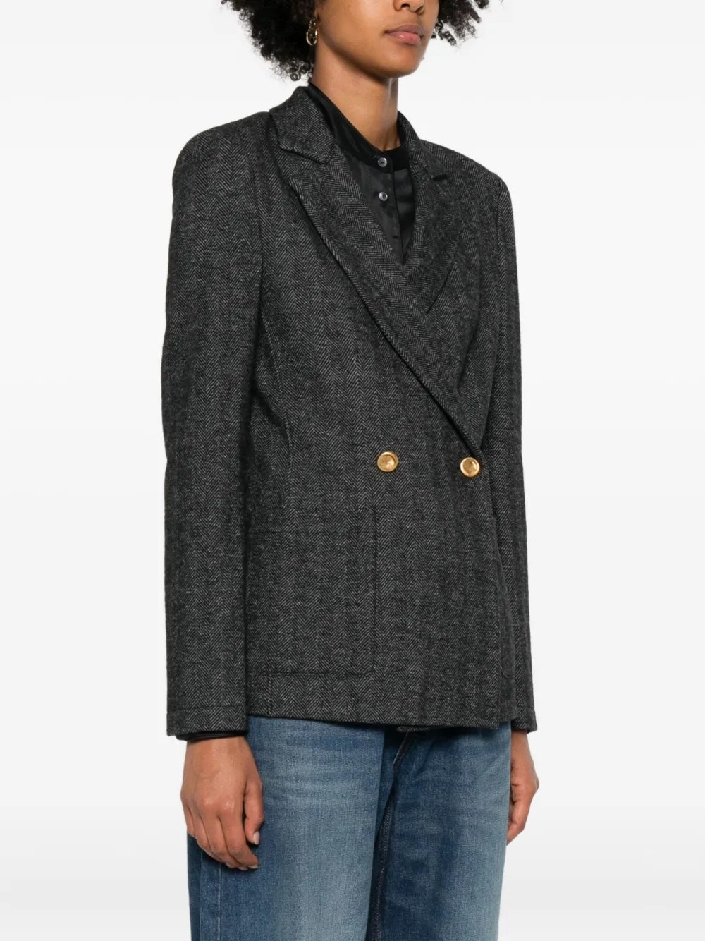 DOUBLE BREASTED JACKET - 4