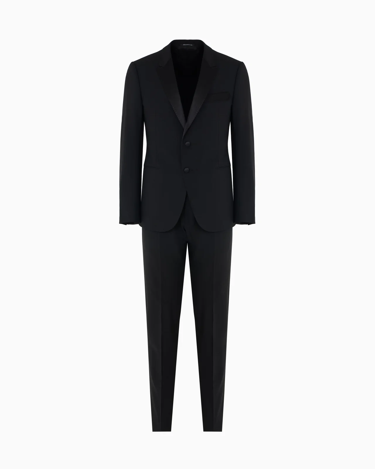 SLIM-FIT TUXEDO IN COMPACT, TWO-WAY STRETCH CANVAS - 1