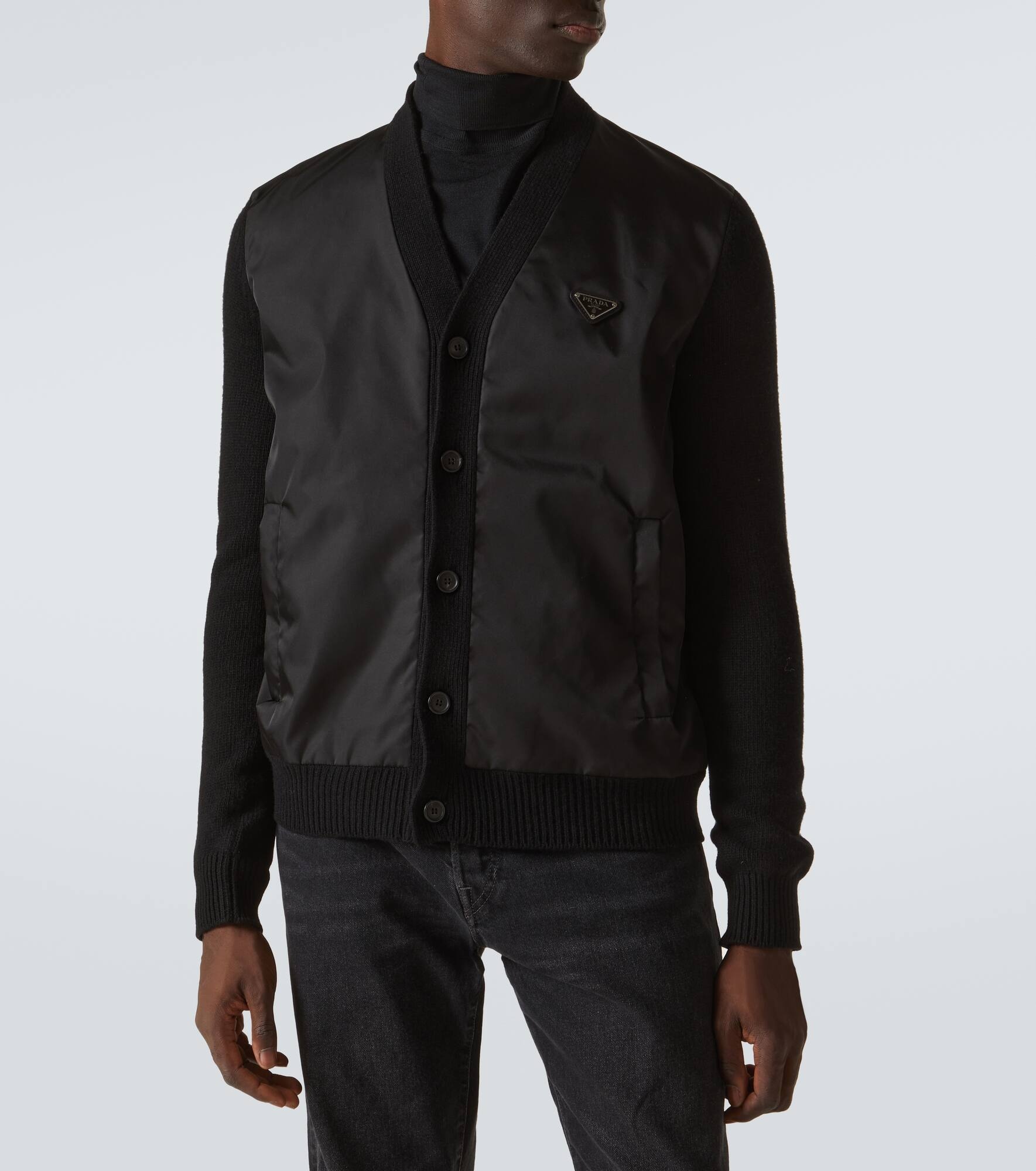 Wool and cashmere cardigan - 3